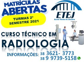 Matrícula Aberta para o 2° semestre – Curso de Radiologia