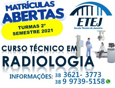 Matrícula Aberta para o 2° semestre – Curso de Radiologia